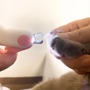 Nail Clipper for Cats and Dogs with LED Light