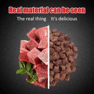 Diced Beef Particles Appetising Digestive Nutritious Delicious Chewy Training Rewards for Adult Dog Puppies Premium Beef Snack