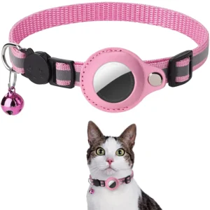 Cat Collar with AirTag Holder