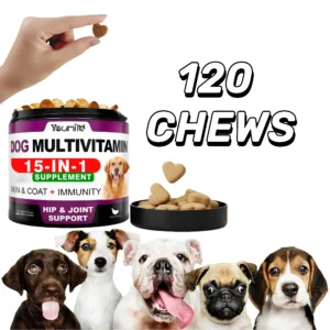 Multivitamin for dogs - Improve hair loss, digestion and immune support - Dog paw yeast treatment