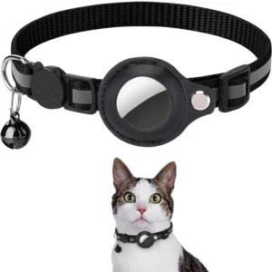 Cat Collar with AirTag Holder