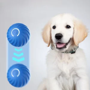 Toy Ball for Pets: Interactive Spinning Chew Toy for Puppies